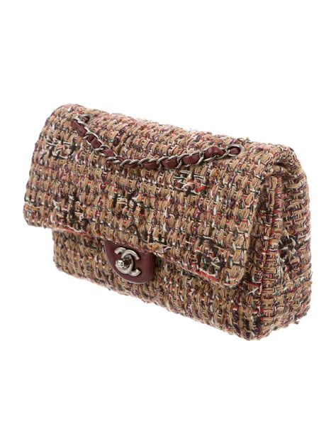 chanel tweed flap bag|authentic chanel double flap bag.